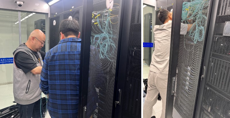 我校东区数据中心北机房搬迁工作圆满完成